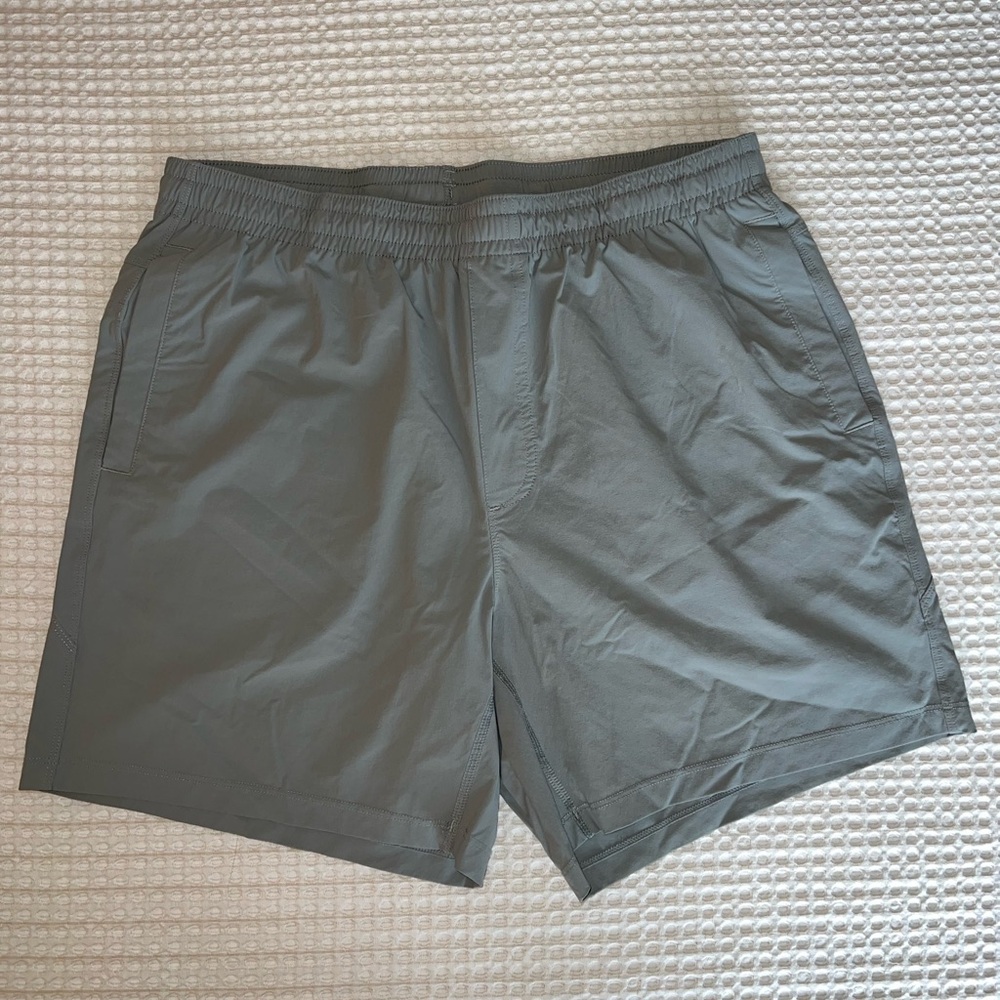 Bearbottom Atlas Shorts - Gray, 5.5”